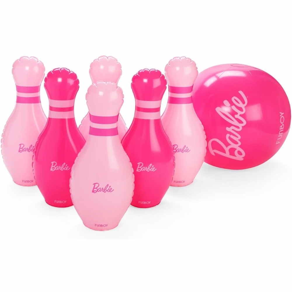 New! Funboy X Barbie Inflatable Bowling Set